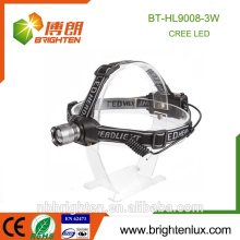 Alibaba Cheap Wholesale Best Aluminum mult-function 3 * aaa Zoomable longue portée cree XPE led headlamp avec sangle de tête